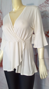 Women Surplice crossover Top