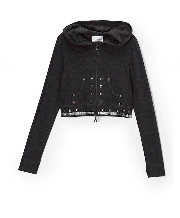 Girls & Junior Long Sleeve Zip Up Hoodie By Glitter Girl