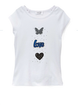 Girls & Junior Short Sleeve T shirt - Appliques By Glitter Girl