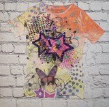 Girls Short Sleeve Top - Stars