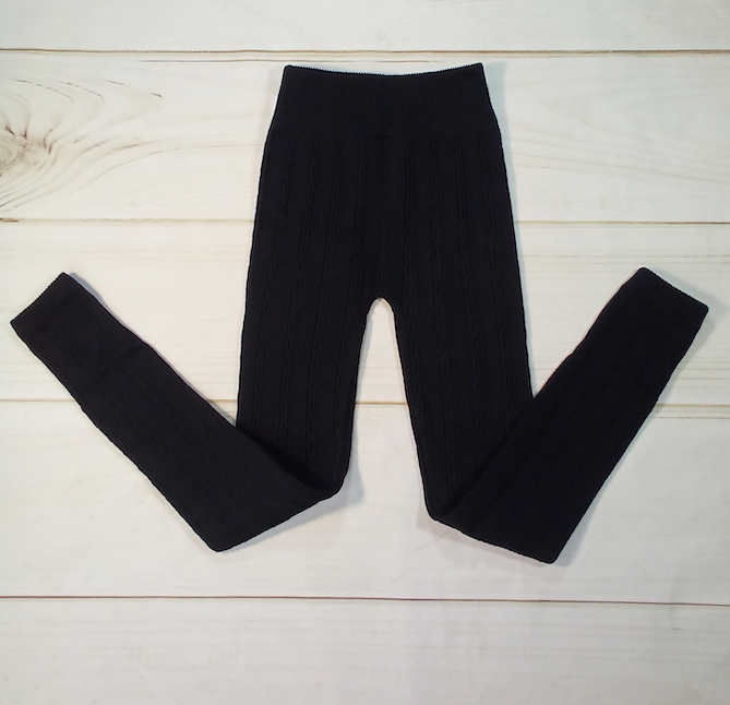 Girls Leggings Winter Fleece  By Glitter Girl