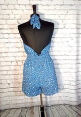 Women Romper- Animal Print