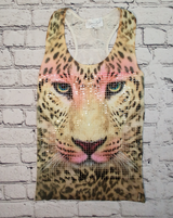 Girls Short Sleeve Top - Tiger Face