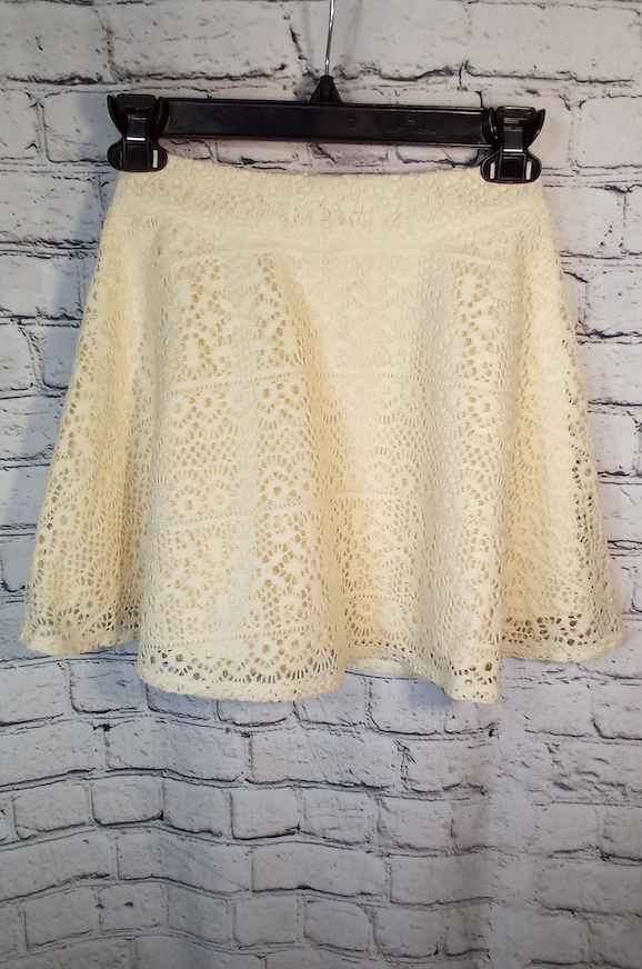 Girls Skirt - Allover Lace Swing Skirt