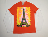 Girls Long Sleeve Top -Effiel Tower