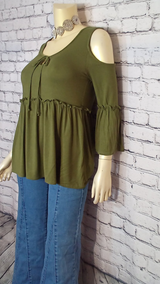 Women Cold Shoulder Top