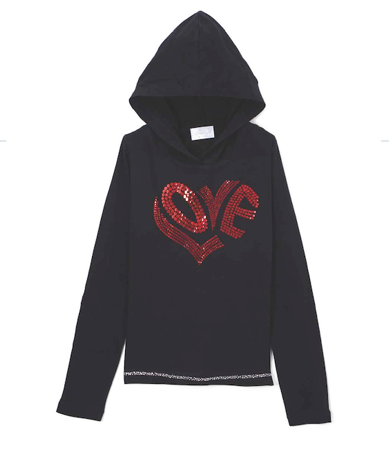 Girls Long Sleeve Top - Love