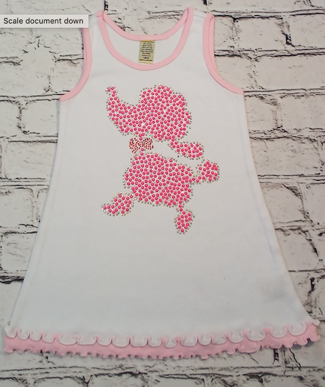 Girls Toddler Poodle Dress
