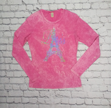 Junior Long Sleeve Top Sequin Paris