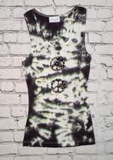 Junior & Girls Sleeveless Top - Peace Sign