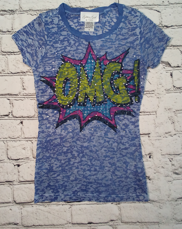 Girls Short Sleeve Top - OMG