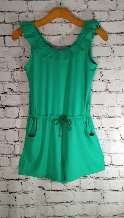 Girls Sleeveless Romper