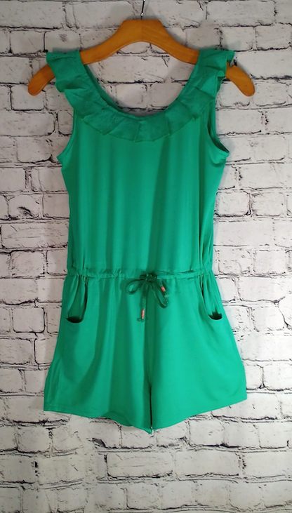 Girls Sleeveless Romper