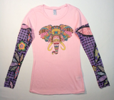 Girls Long Sleeve TOP - Elephant