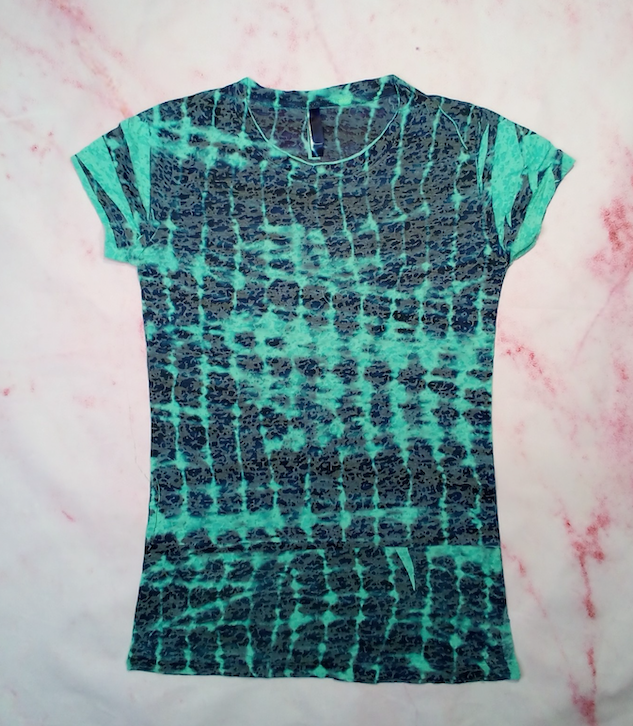 Girls Short Sleeve Top Tie Dye