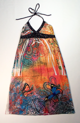 Girls Maxi Dress - Paisley