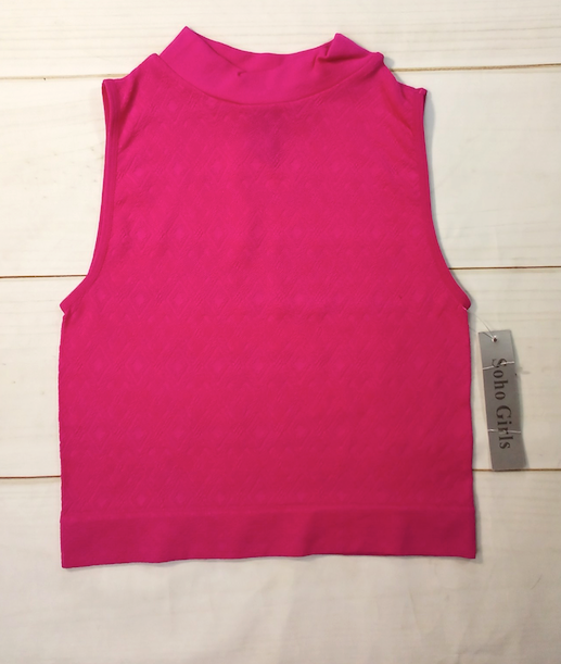 Junior & Girls Sleeveless Mock Top