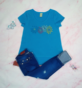 Girls Short Sleeve Top & Denim Jeans Set