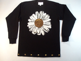 Girls Long Sleeve Top - Sequin Flower