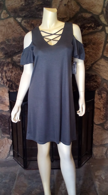 Women Cold Shoulder Dress