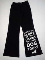 Girls Drawstring Pant - Dog By Glitter Girl