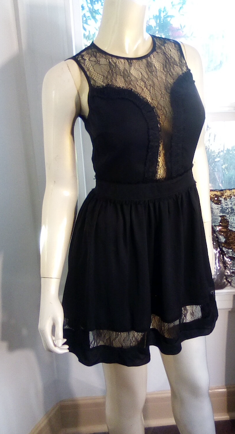 Junior Women Sleeveless Dress Lace