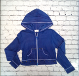 Girls Long Sleeve Top - Zip Up Jackets - Butterfly