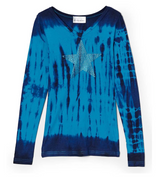Girls Long Sleeve Top - Sequin Star