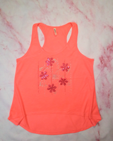 Girls Sleeveless Top- Flowers