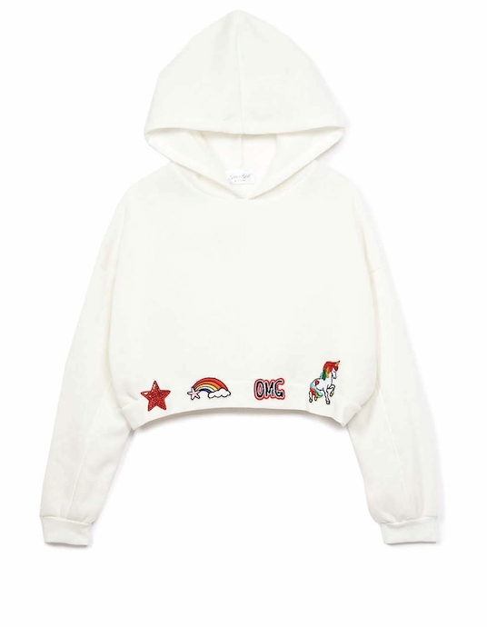 Girls Long Sleeve Top - Appliques