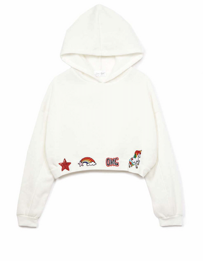 Girls Long Sleeve Top - Appliques