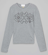 Girls & Junior long Sleeve T Shirt - Aztec
