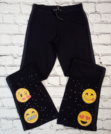 Girls Drawstring Pant emojis By Glitter Girl
