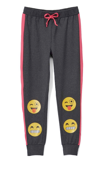 Girls Joggers Emojis  By Glitter Girl