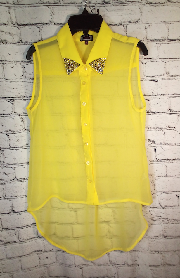 Junior Sleeveless Top - Sheer