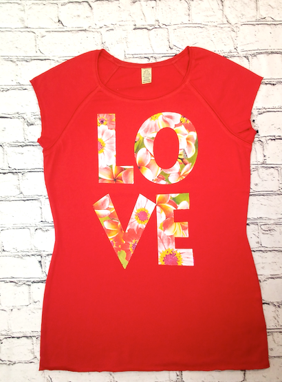 Junior Cap sleeve Top LOVE
