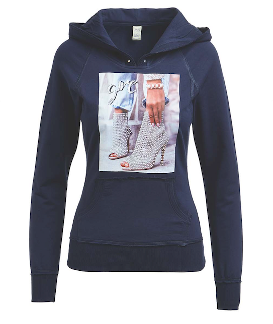 Girls & Junior Long Sleeve Pull Over Hoodie- Graphic