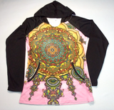 Girls Long Sleeve Top - Hoodie- Graphic