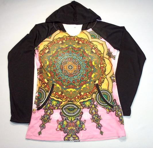 Girls Long Sleeve Top - Hoodie- Graphic