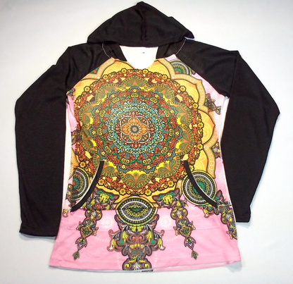 Girls Long Sleeve Top - Hoodie- Graphic