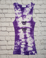 Junior & Girls Sleeveless Top - Butterflies