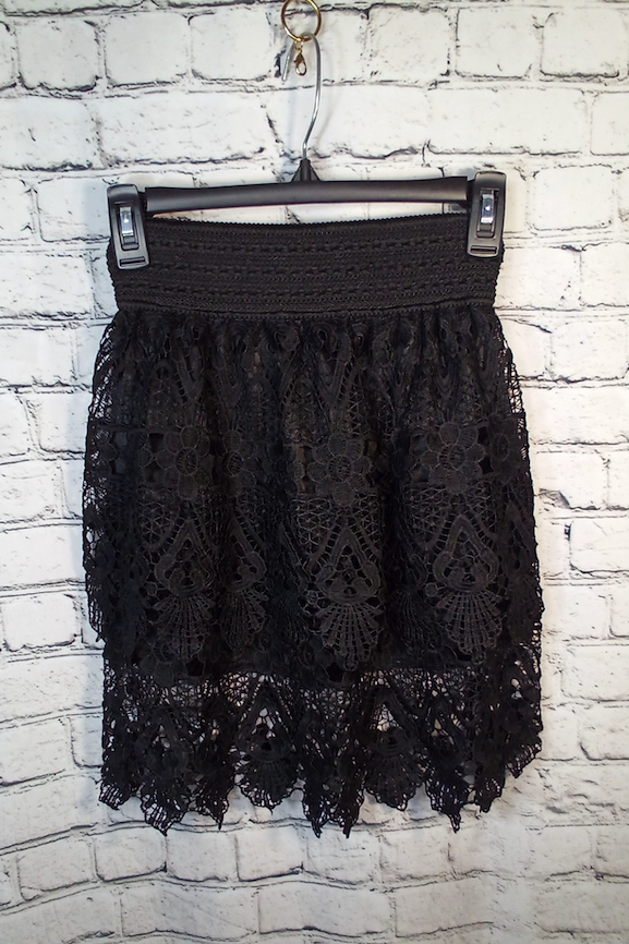 Girls Skirt Allover Lace