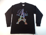 Girls Long Sleeve Top Sequin Paris