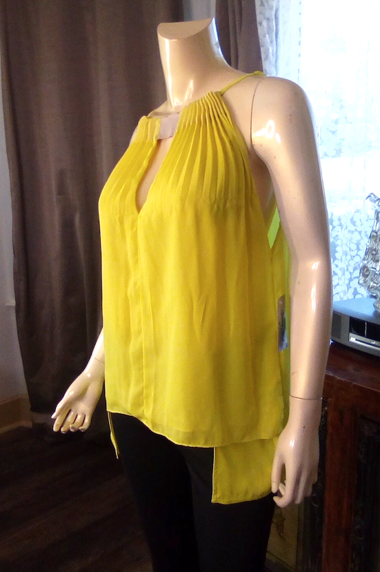 Women Sheer Designer Top Sleeveless