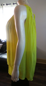 Women Sheer Designer Top Sleeveless