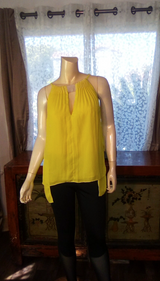 Women Sheer Designer Top Sleeveless