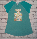 Girls Short Sleeve Top - Perfume Bottle