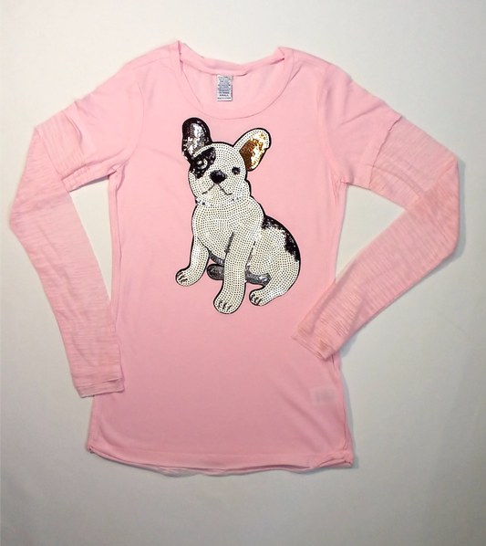 Girls Long Sleeve Top  By Glitter Girl