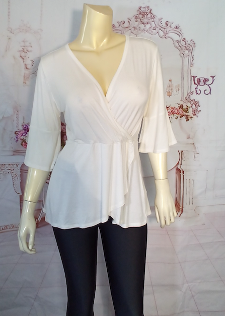 Women Surplice crossover Top