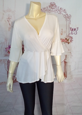 Women Surplice crossover Top